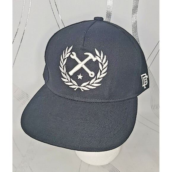 Dixxon Flannel Co. Black & White Hammer Wrench Shield Trucker Snapback Hat - Picture 1 of 9